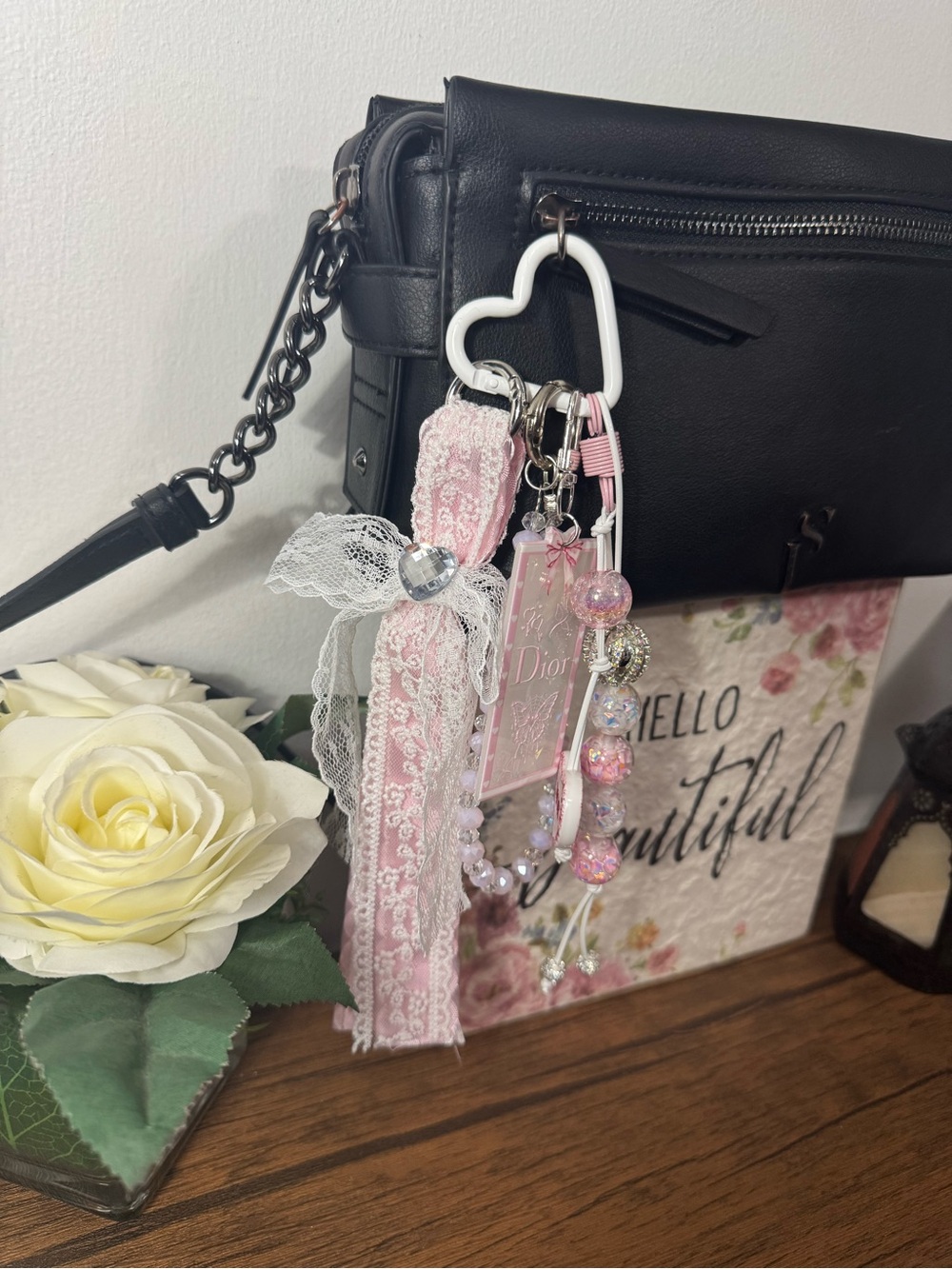 Pink Fancy Phone/Key/Bag Chain #P1108